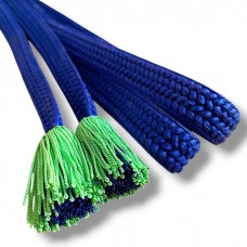 OBIJIME NEUF VERT ET BLEU EN SOIE 001-125